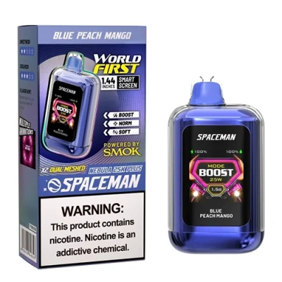 پاد یکبار مصرف 25000 پاف اسپیس من طعم انبه هلو بلوبری