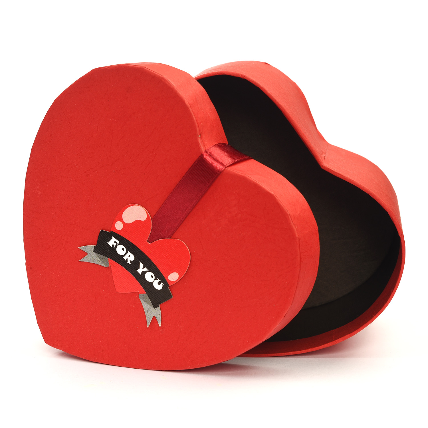 جعبه کادویی قلبی (رنگ قرمز) سایز بزرگ