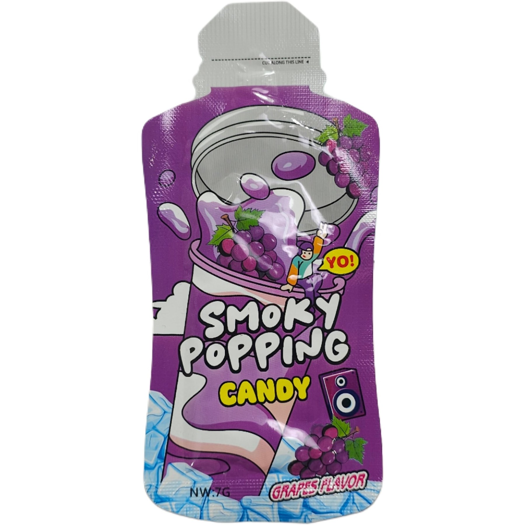 ابنبات جرقه ای دودزا با طعم انگور (۱۲ گرم)