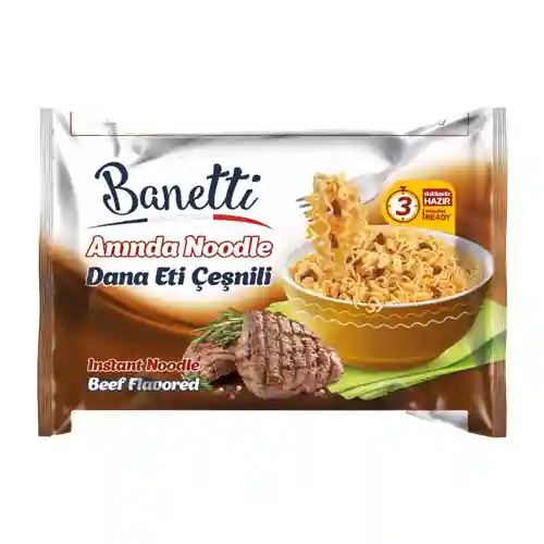 نودل بانتی Banetti با طعم گوشت 75 گرم