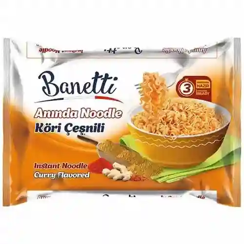 نودل بانتی Banetti با طعم کاری 75 گرم