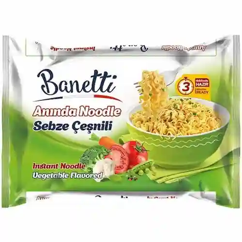 نودل بانتی Banetti با طعم سبزیجات 75 گرم